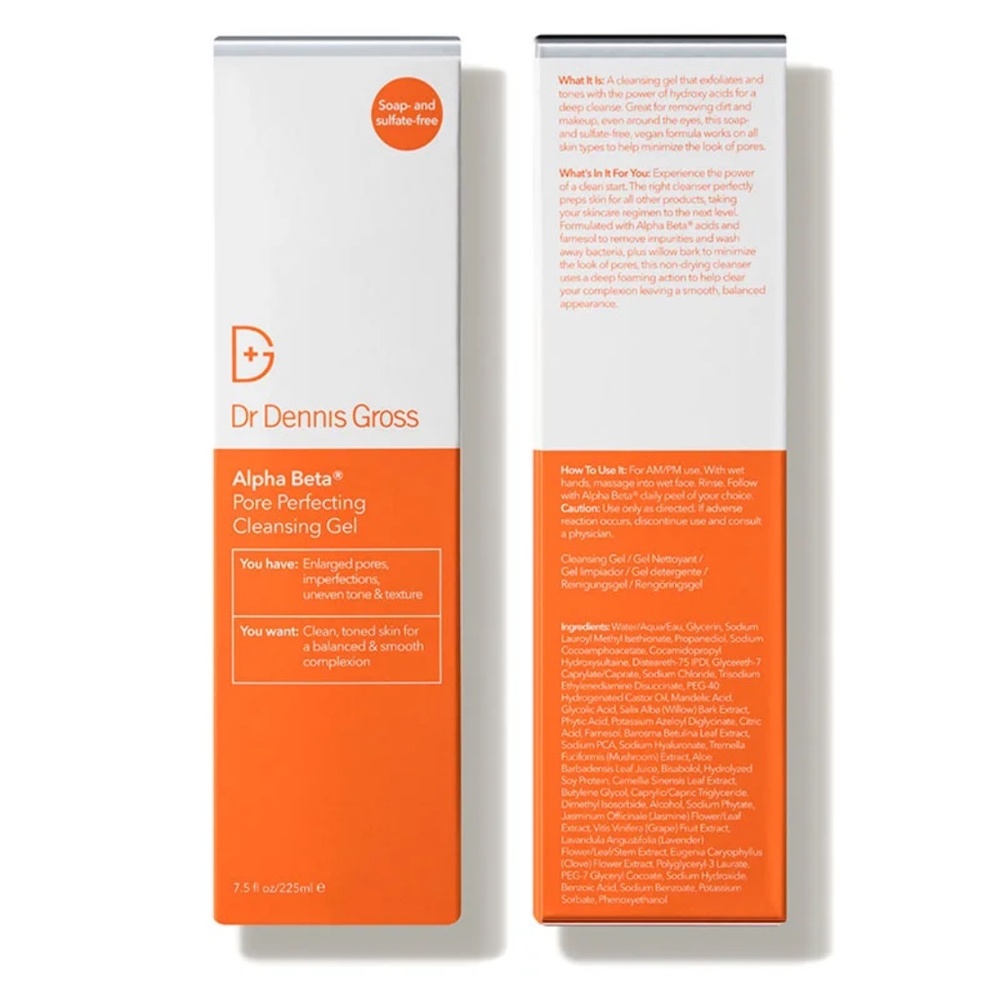 NEW Dr. Dennis Gross Alpha Beta AHA/BHA Daily Cleansing Gel
